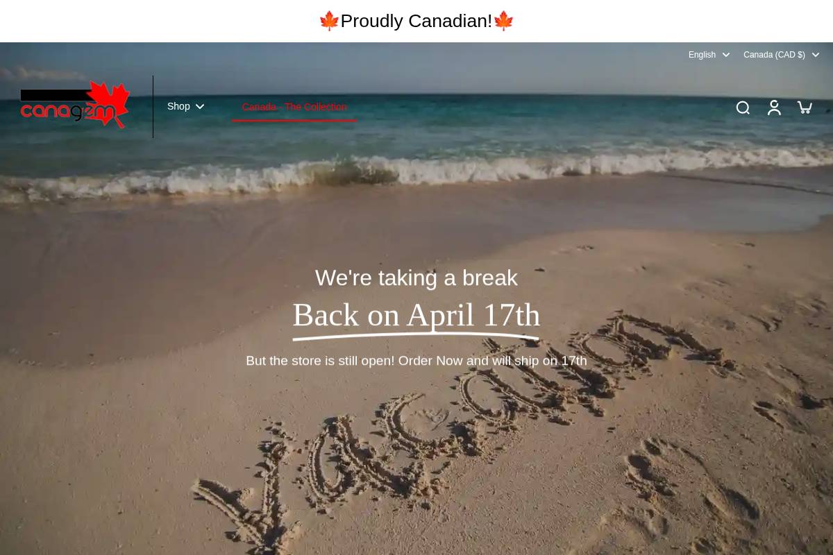 canagem.com homepage screenshot