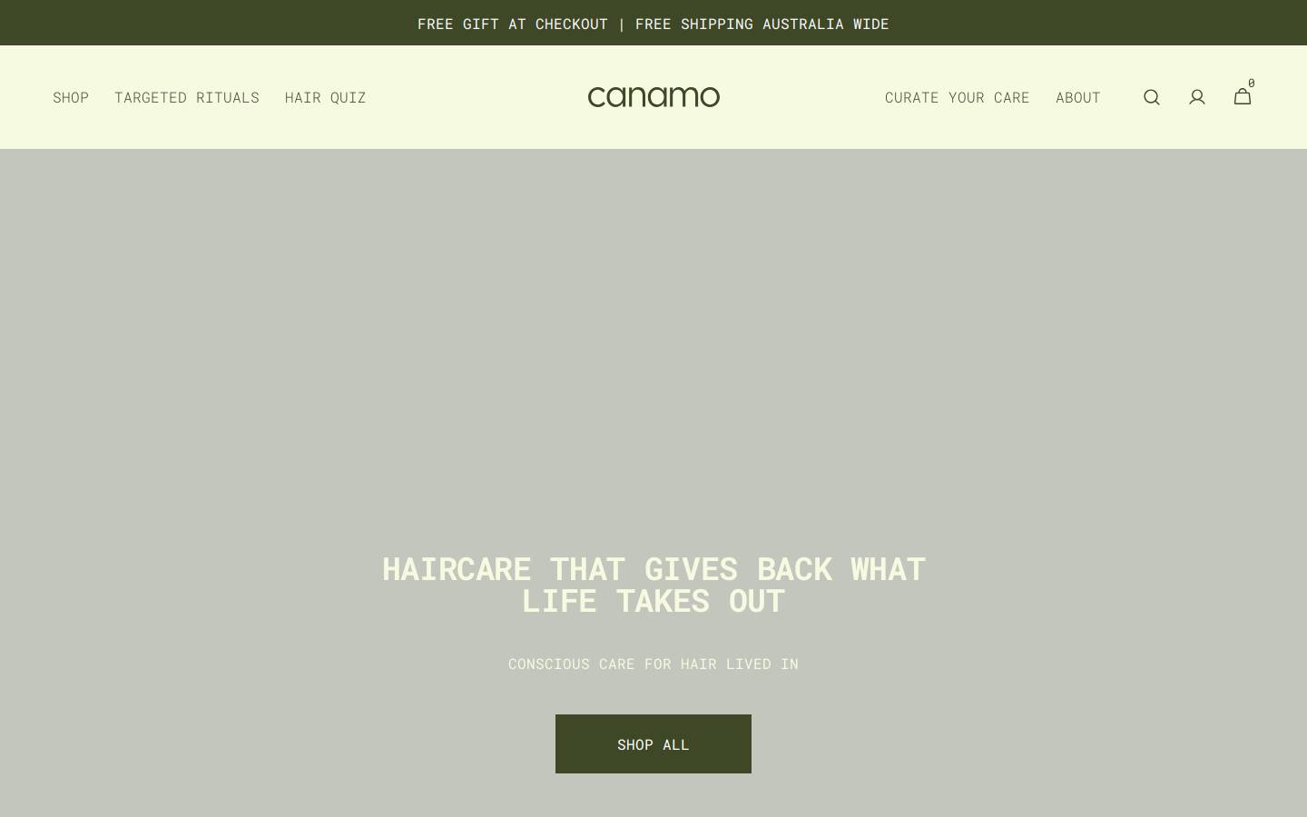 canamohairandbeauty.com homepage screenshot