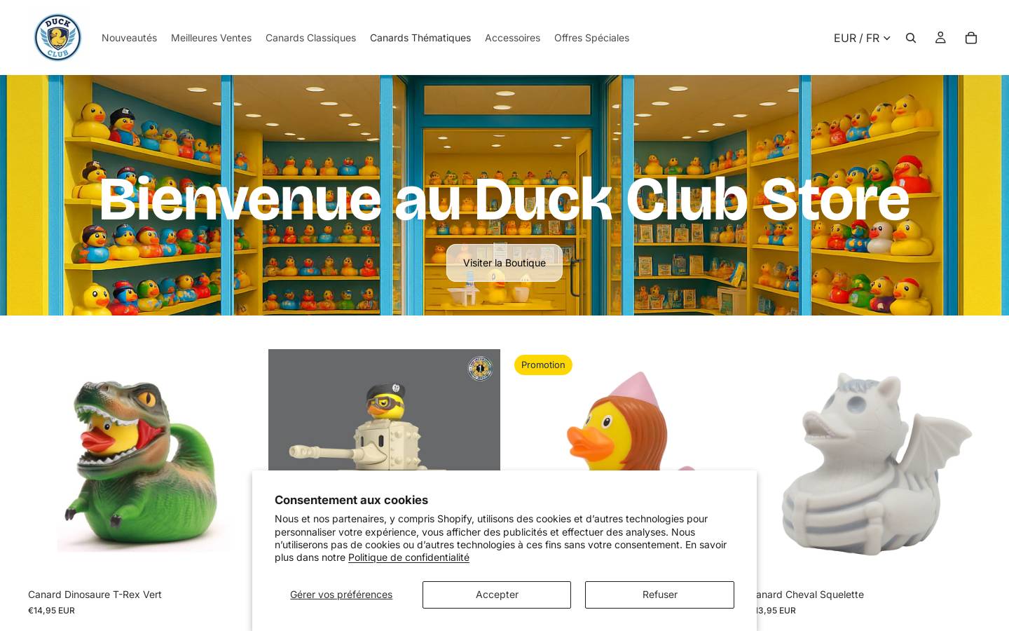 canardclub.fr homepage screenshot