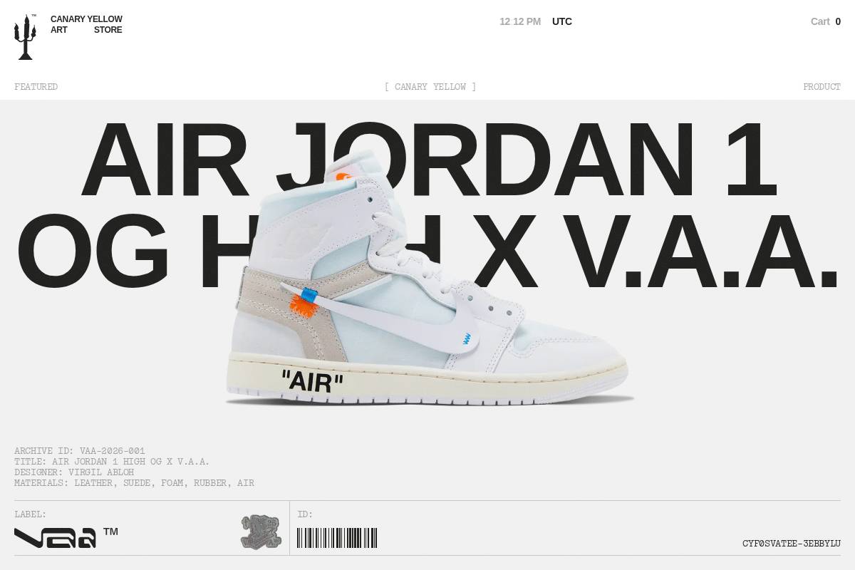 canary---yellow.com homepage screenshot