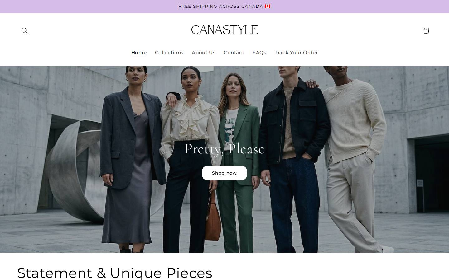 canastyle.com homepage screenshot