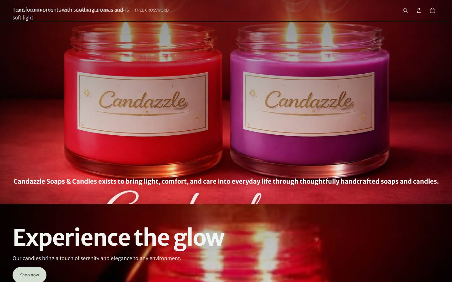 candazzle.com homepage screenshot