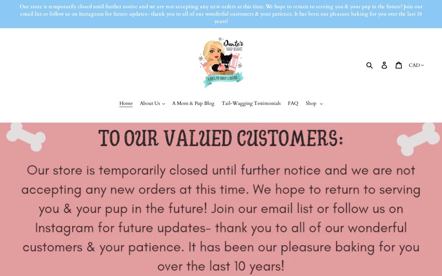 candleandcrowco.com homepage screenshot