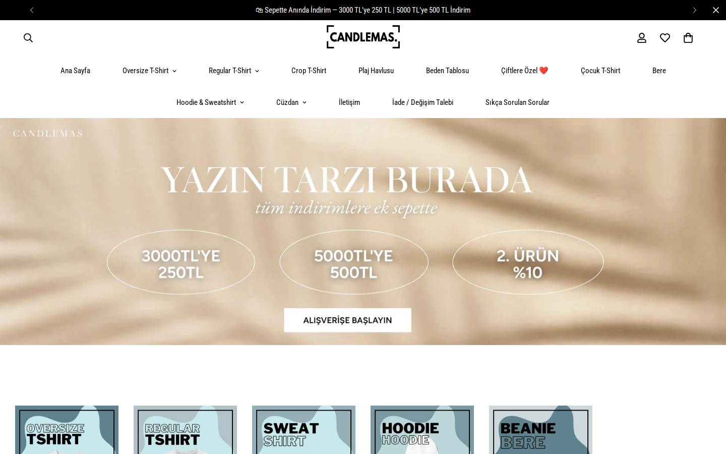 candlemastore.com homepage screenshot