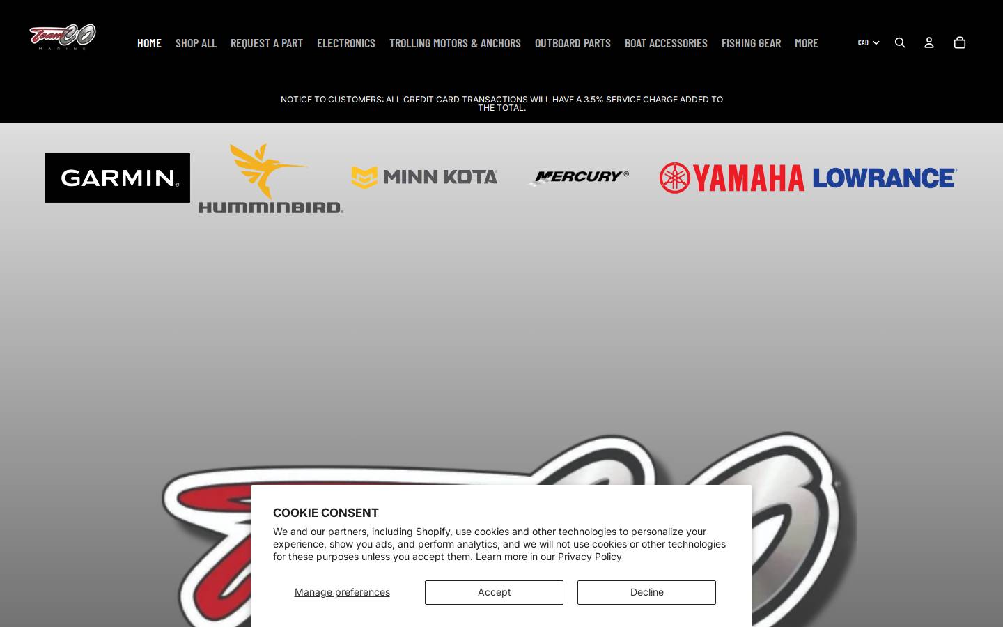 candopartstore.com homepage screenshot