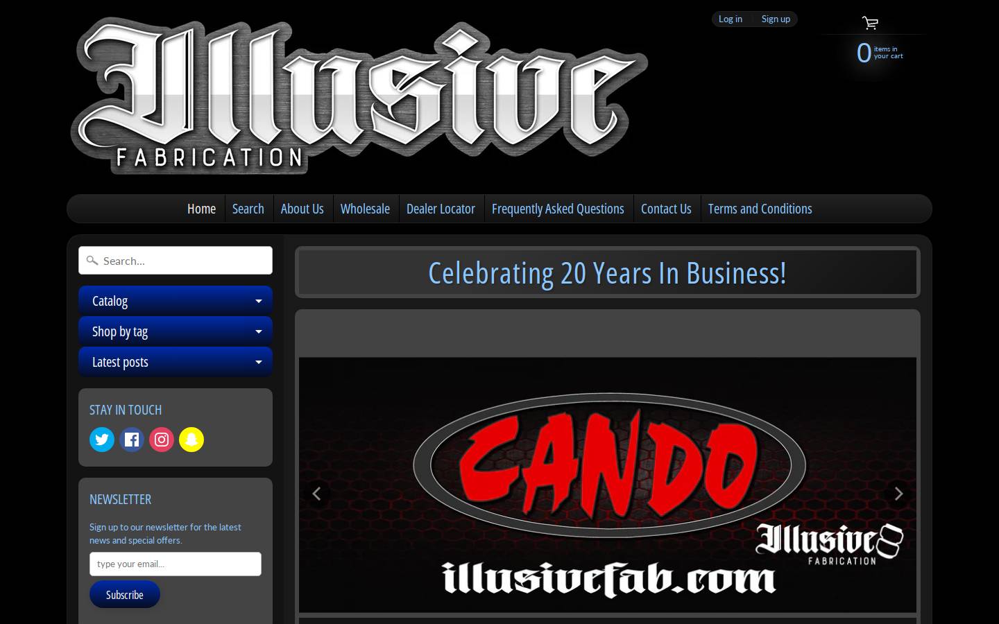 candosuspension.com homepage screenshot