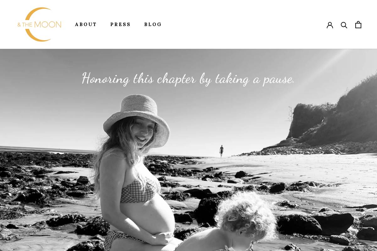 candthemoon.com homepage screenshot