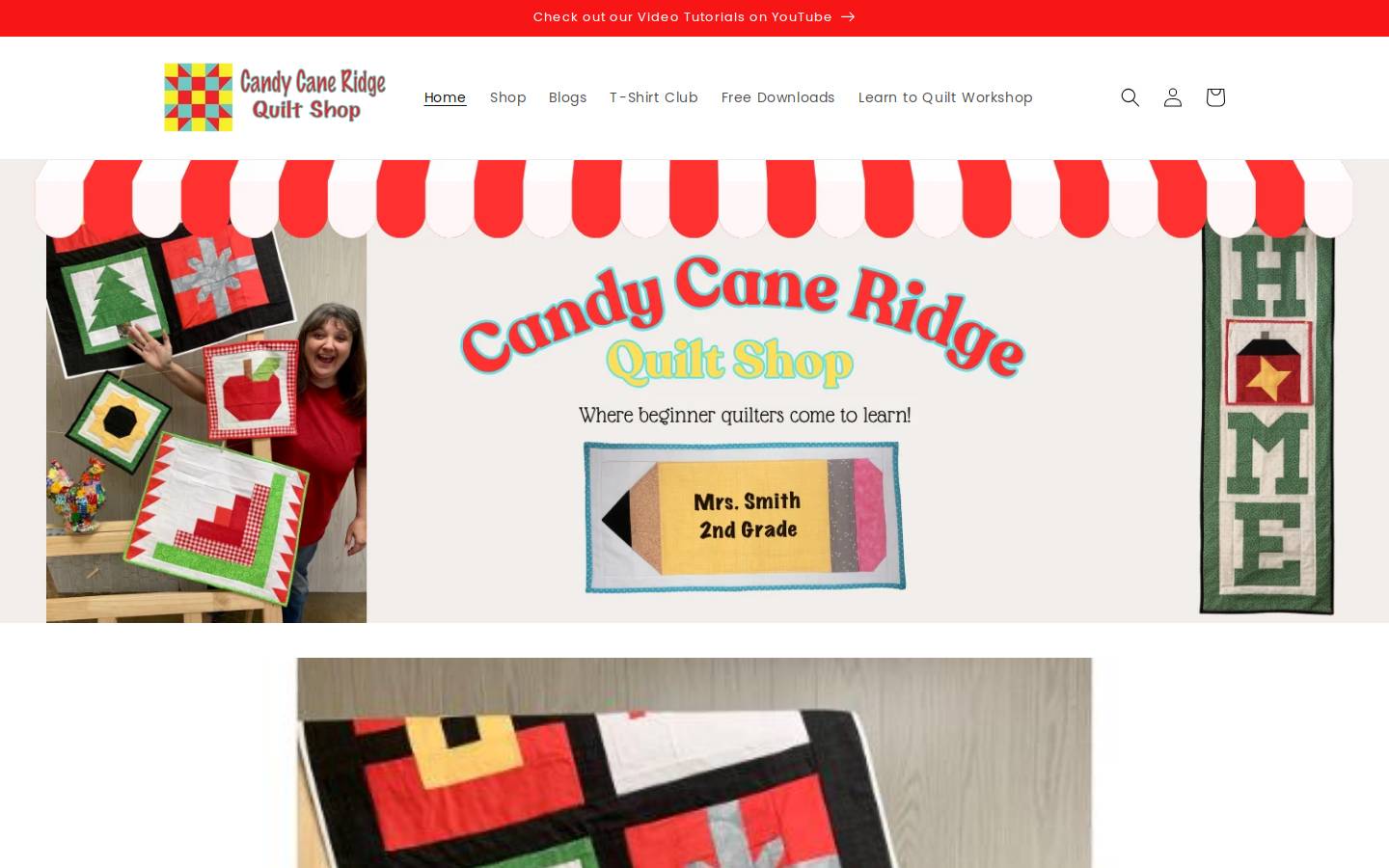 candycaneridge.com homepage screenshot