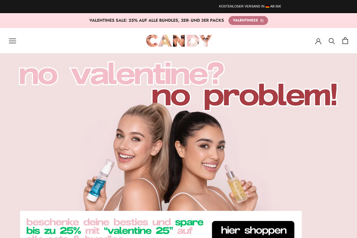 Candycush homepage screenshot