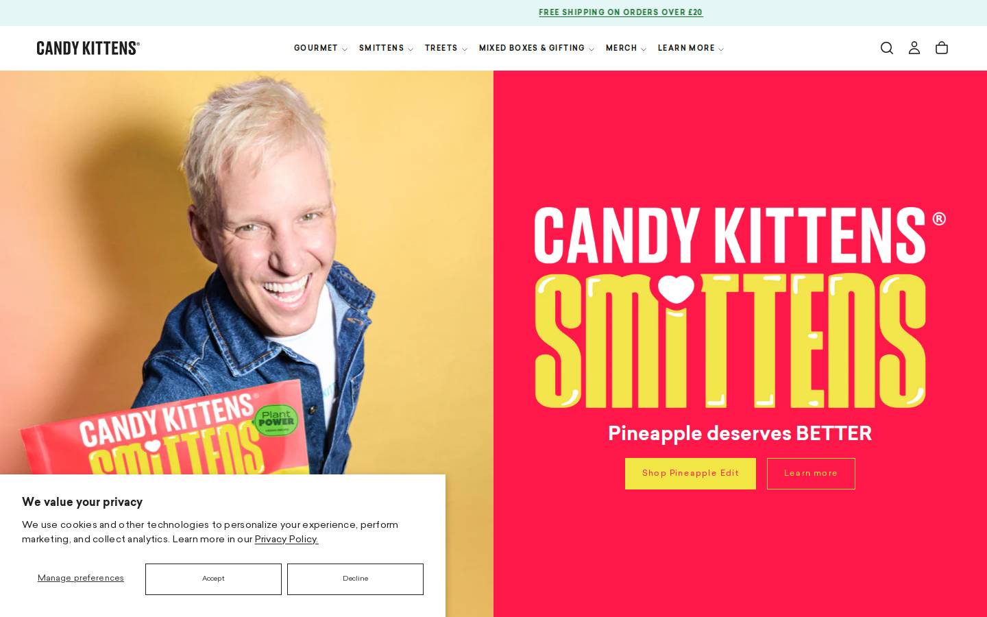 candykittens.com homepage screenshot