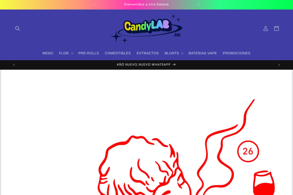 CANDY LAB MX homepage screenshot
