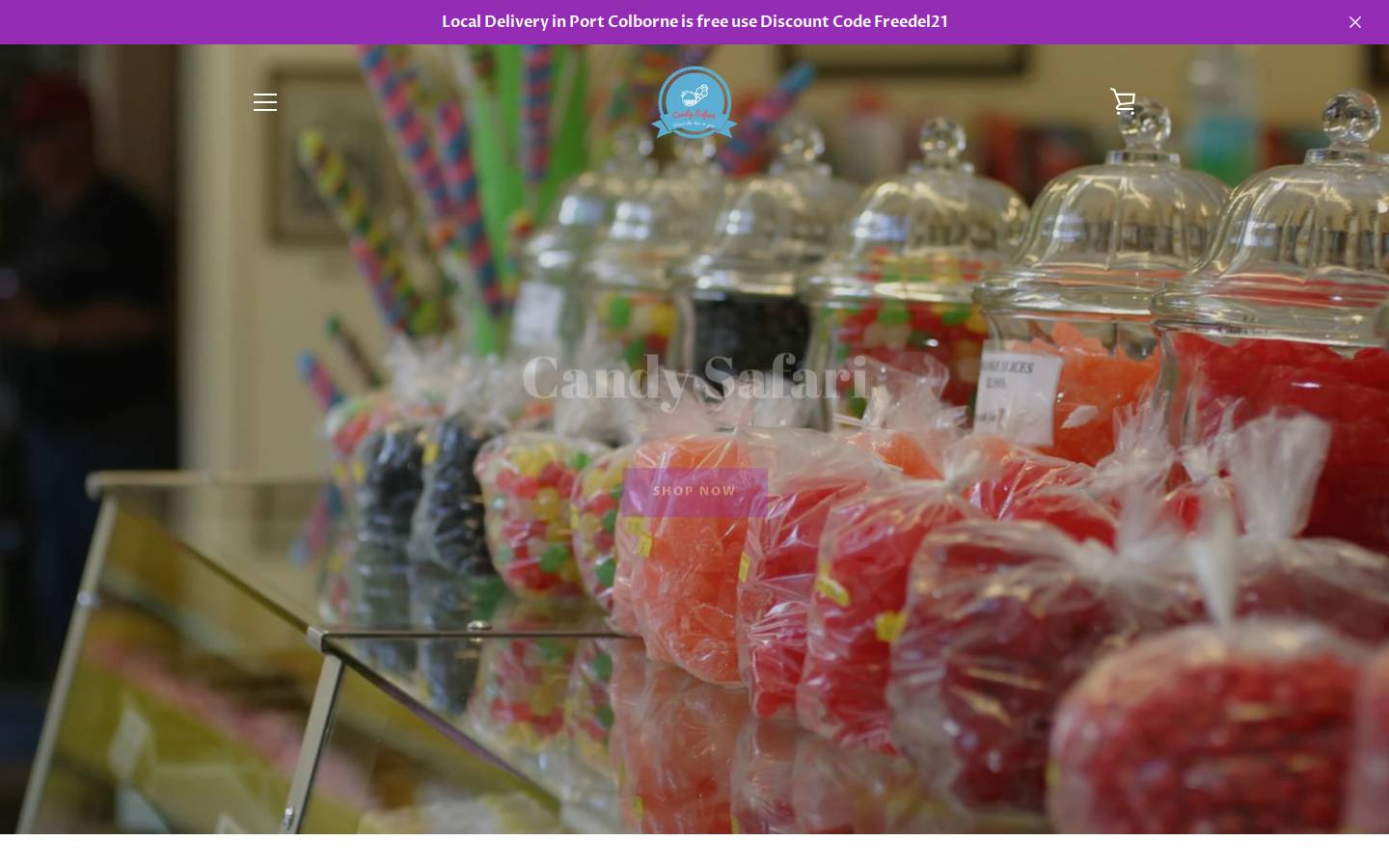candysafari.ca homepage screenshot