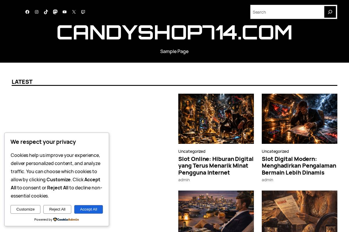 candyshop714.com homepage screenshot