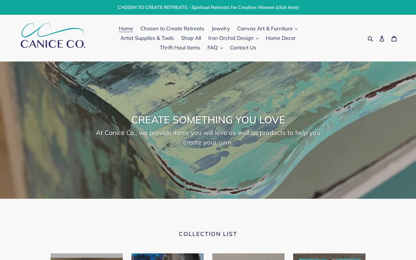canicechic.com homepage screenshot