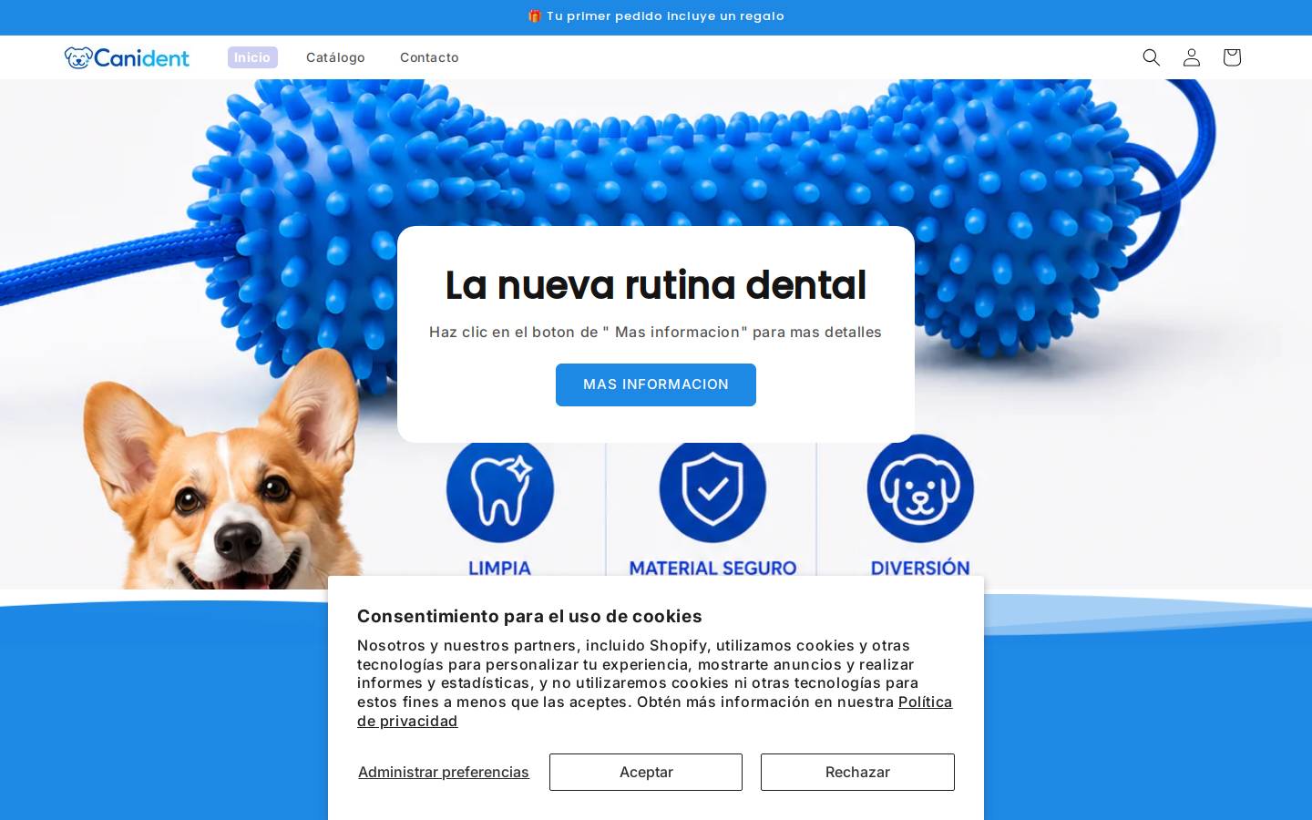 canident.store homepage screenshot