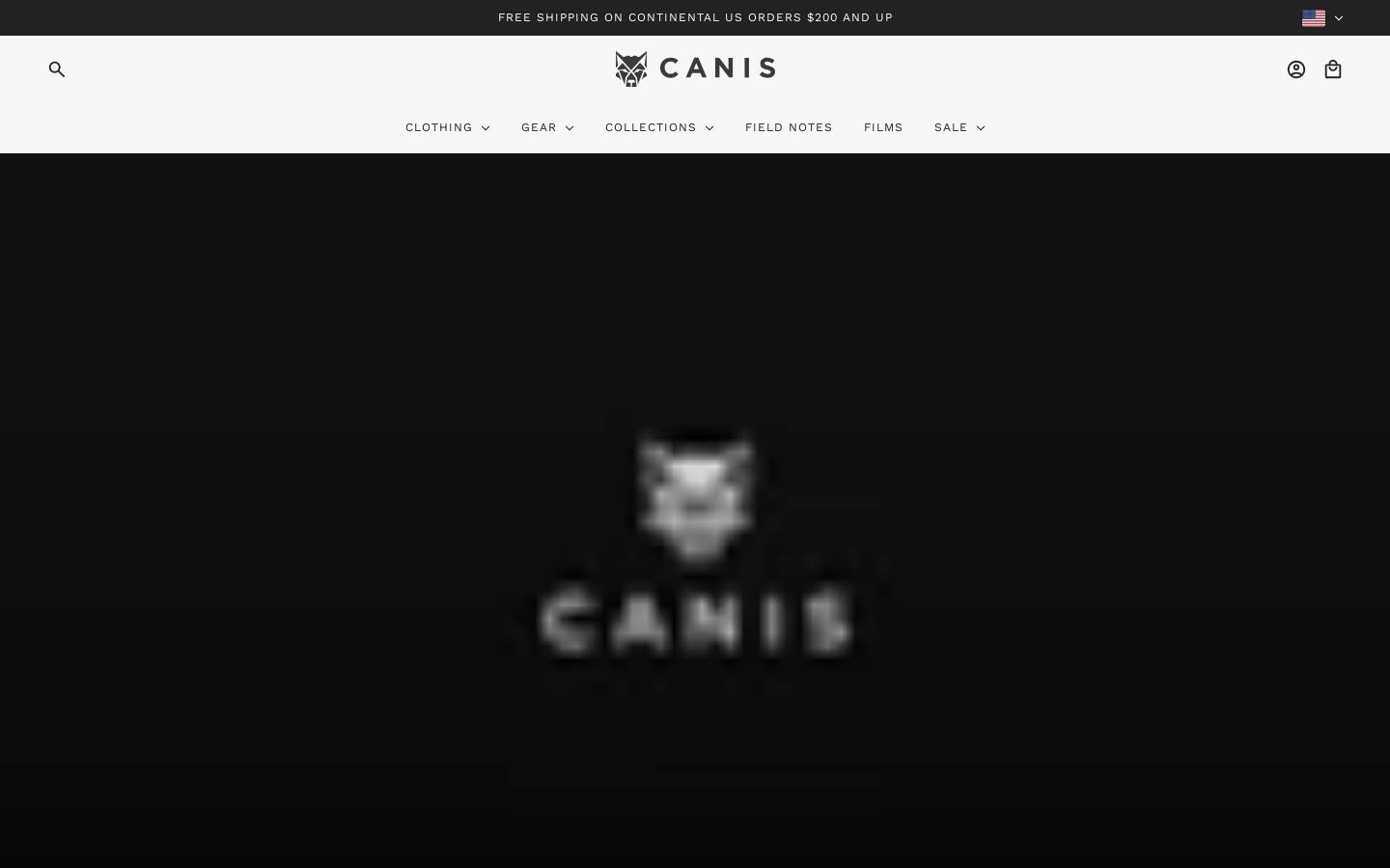 Canisathlete homepage screenshot