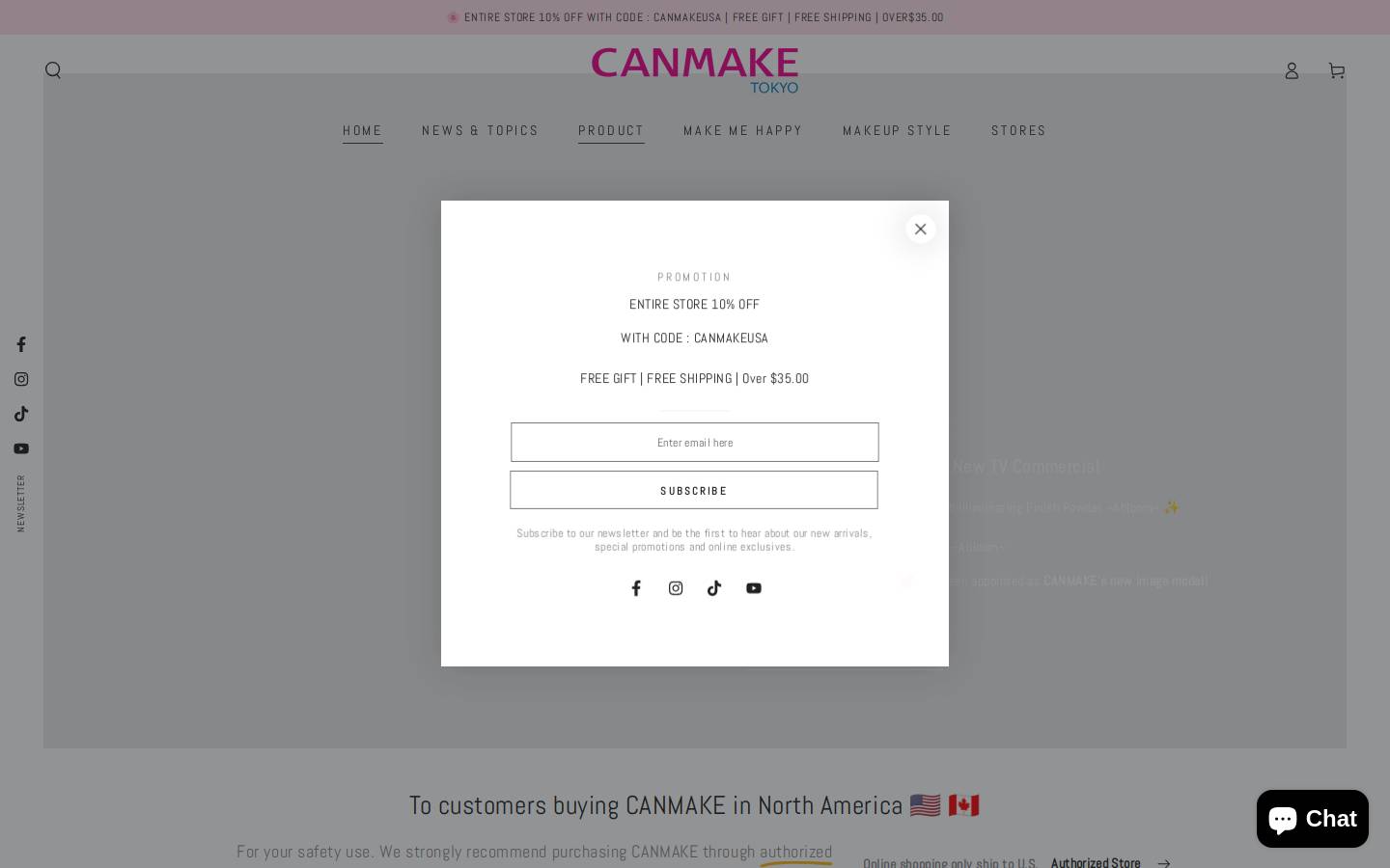 Canmakeusa homepage screenshot