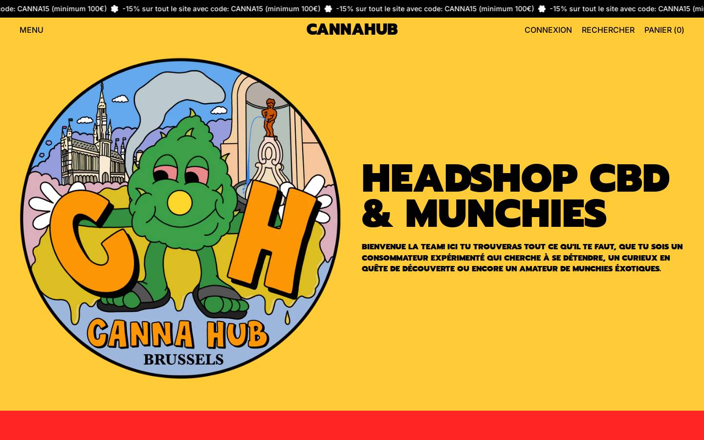 cannahub-cbd.com homepage screenshot