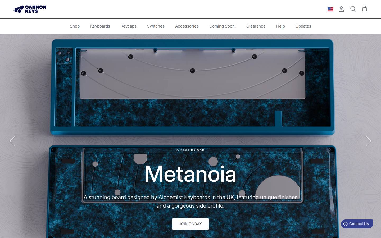 cannonkeys.com homepage screenshot