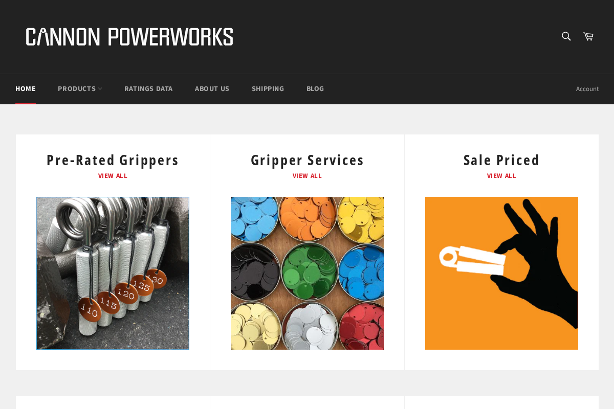 Cannon PowerWorks homepage screenshot