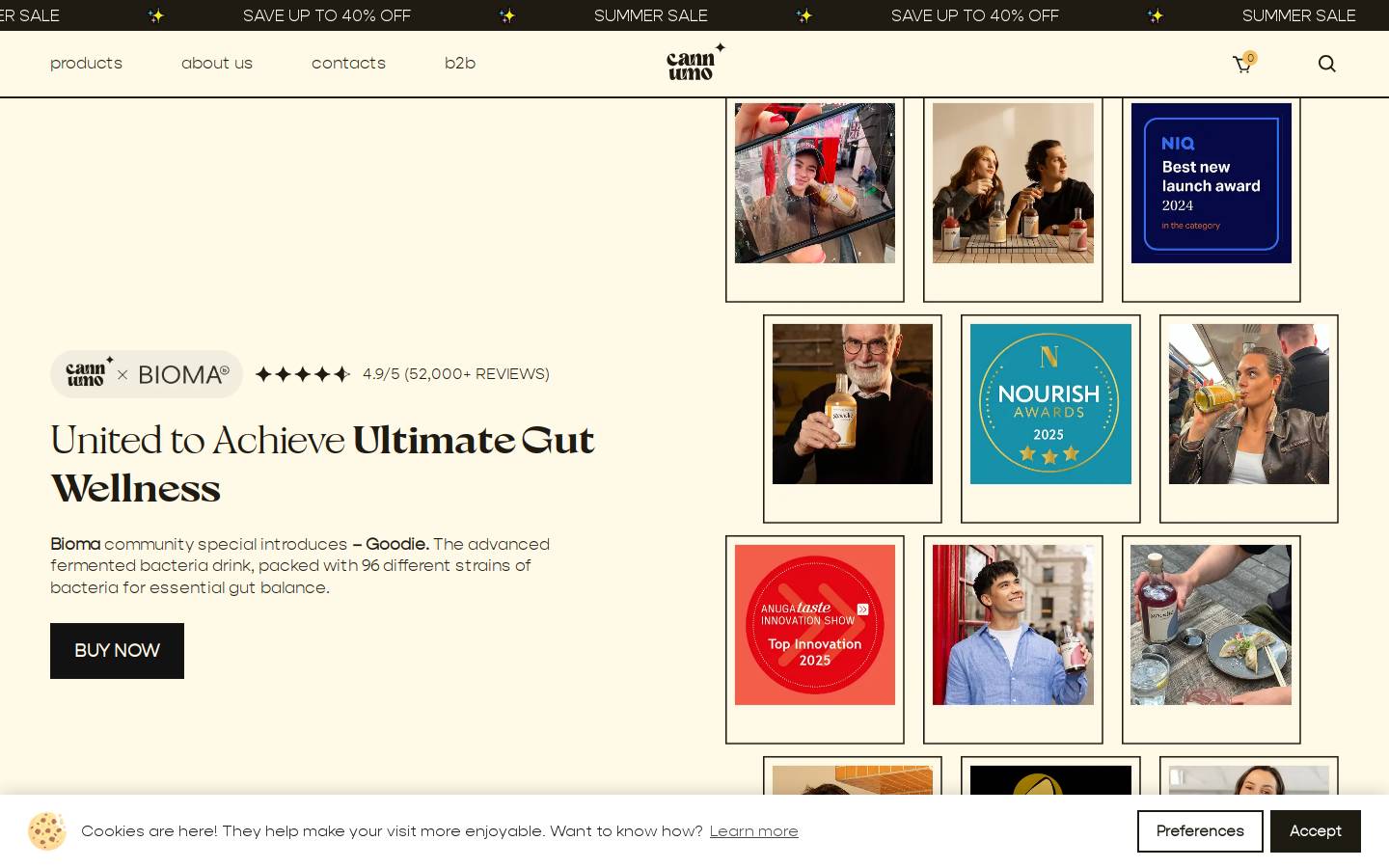 cannumo.com homepage screenshot