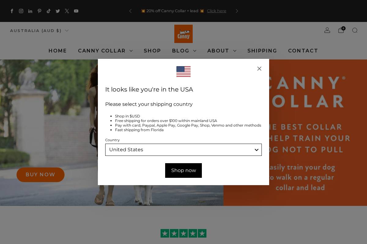 The Canny Company Australia (Pty) Ltd homepage screenshot