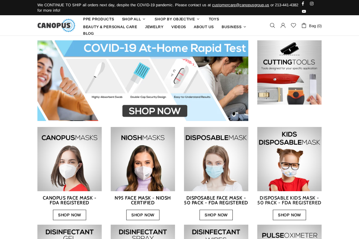 canopusgroup.us homepage screenshot