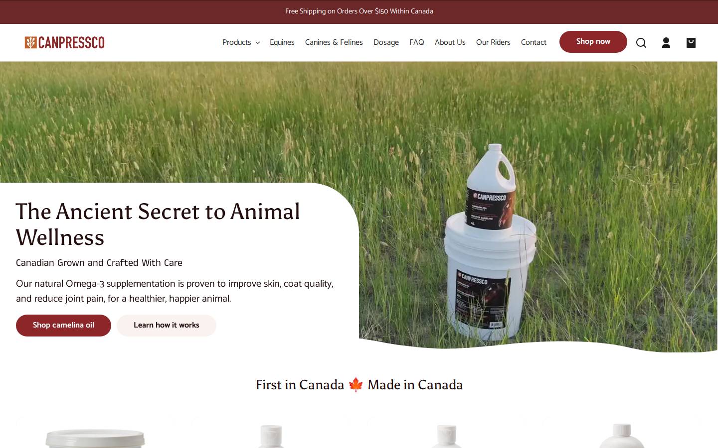 canpressco.com homepage screenshot