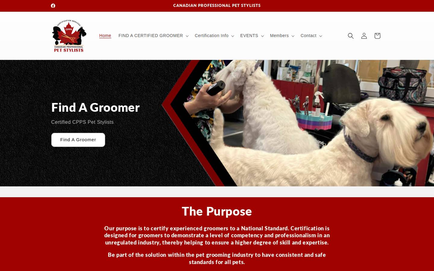 canpropetstylists.ca homepage screenshot