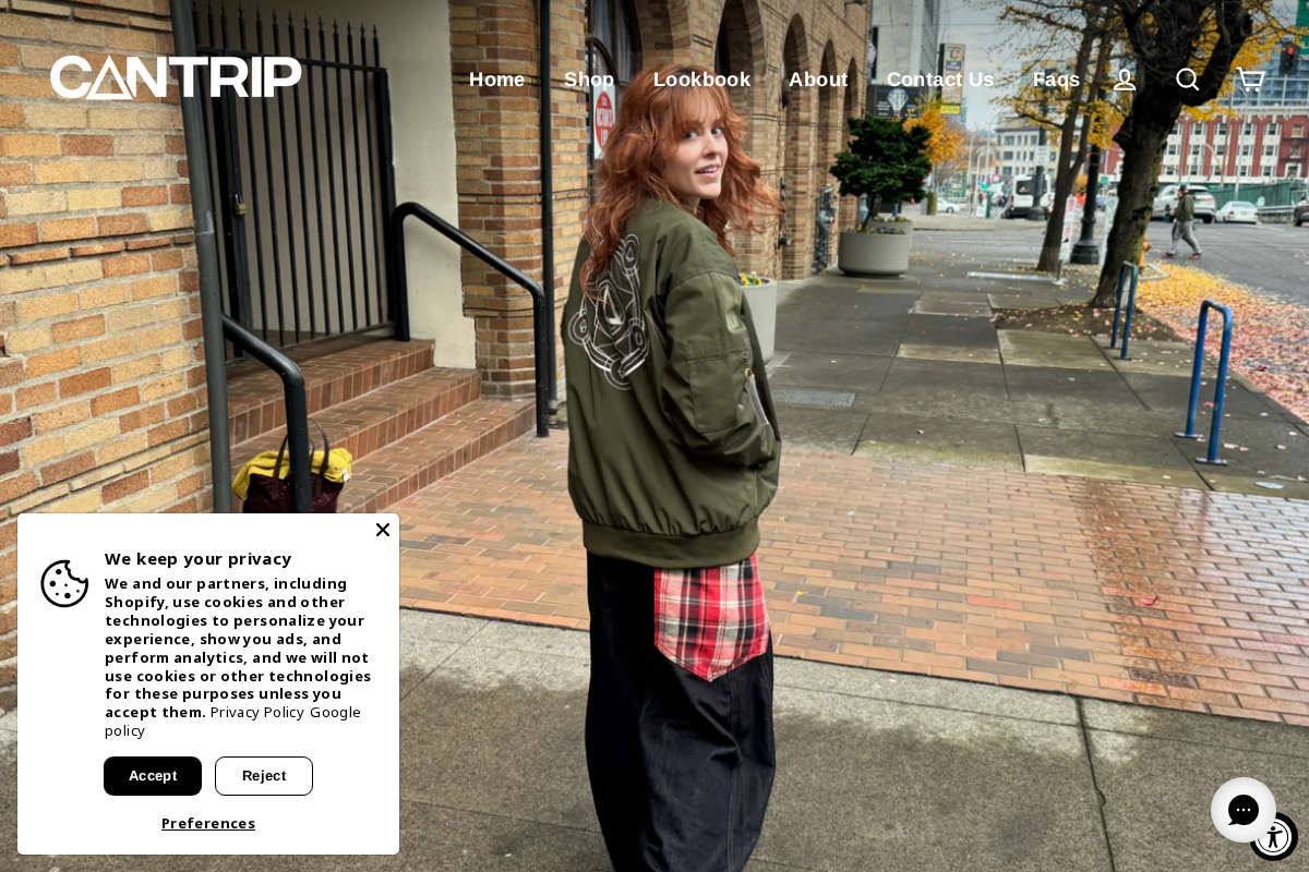 CANTRIP BRAND homepage screenshot