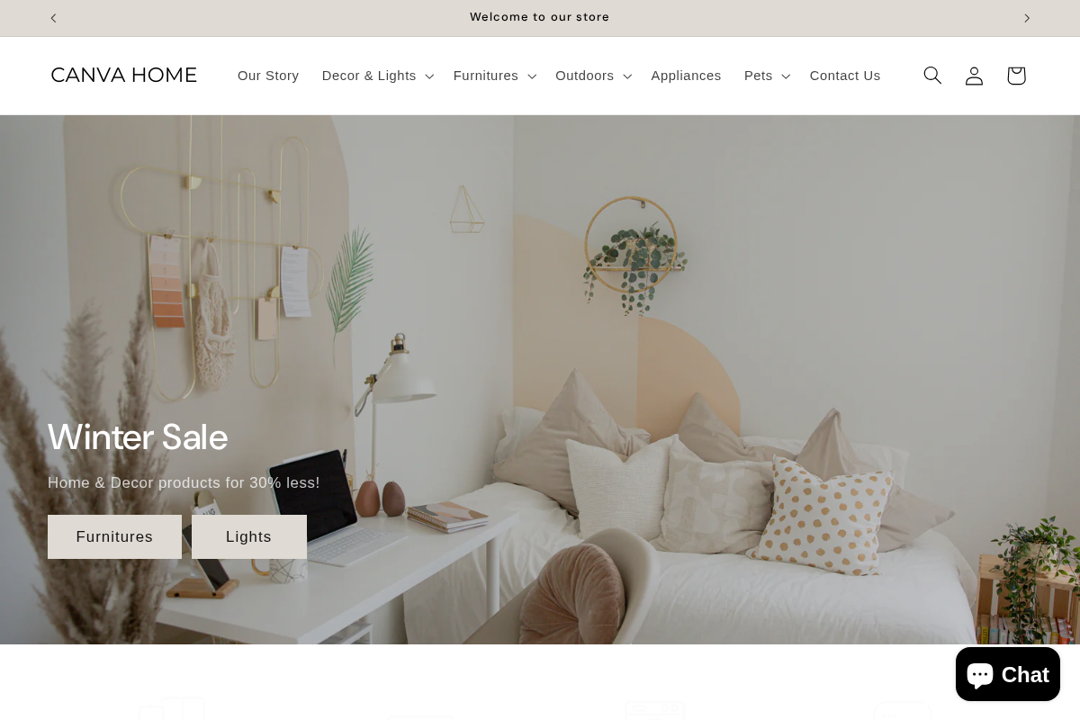 Canva Home homepage screenshot
