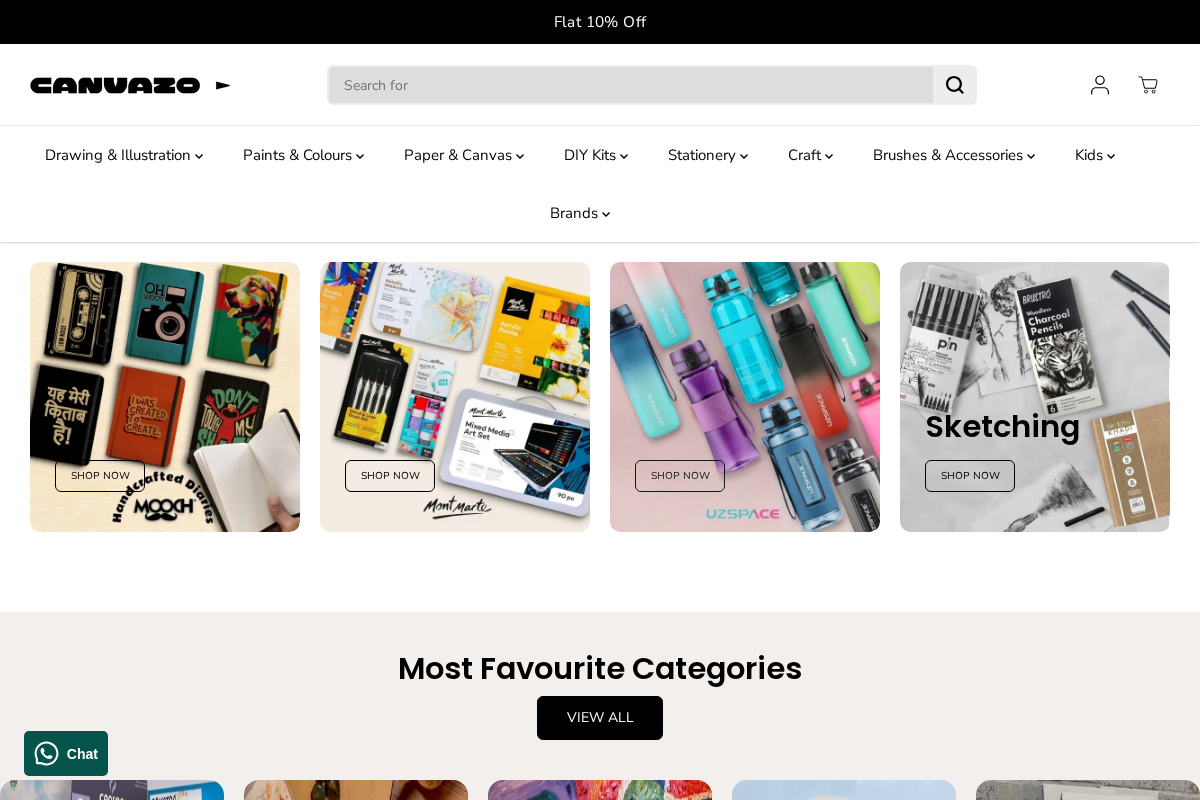 Canvazo homepage screenshot