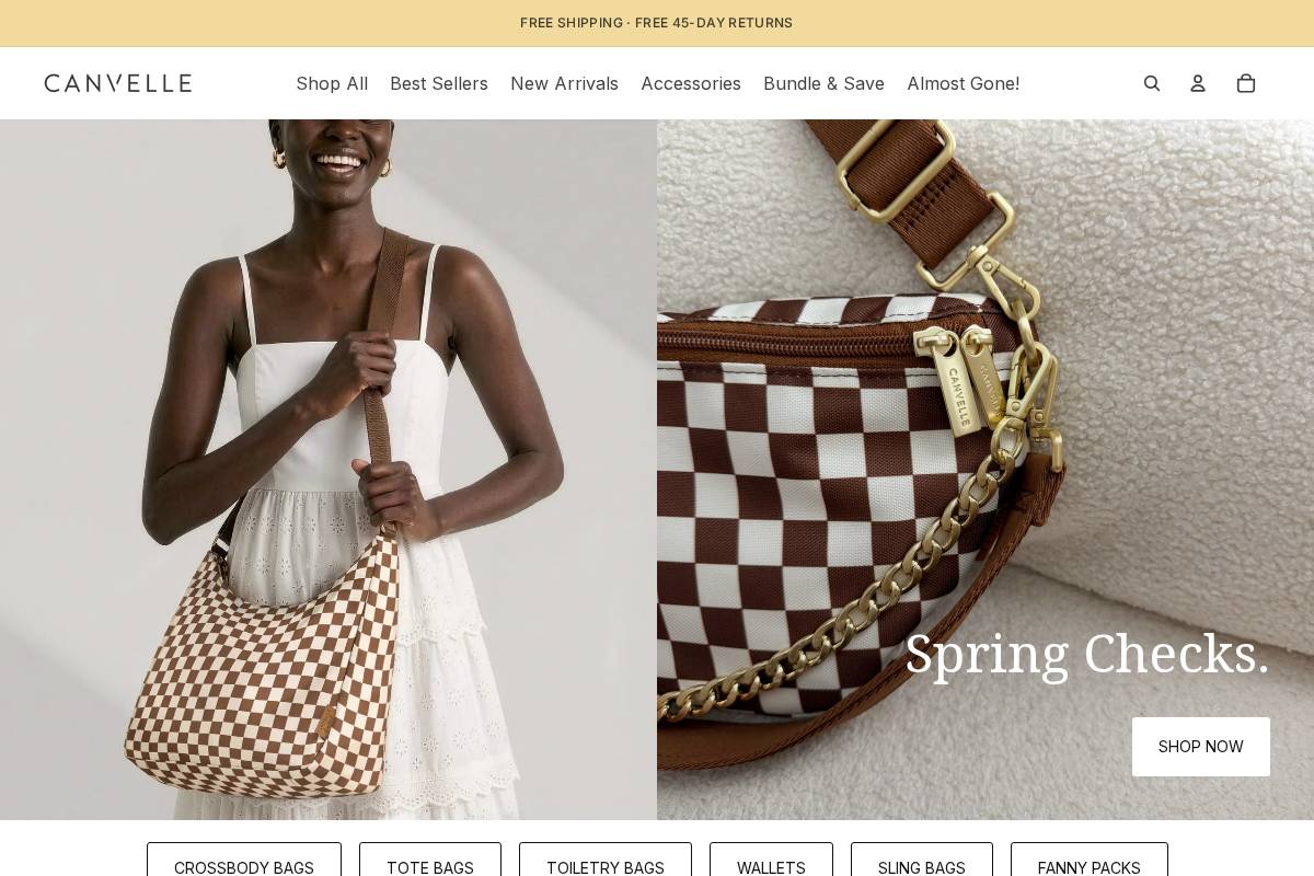 Canvelle homepage screenshot
