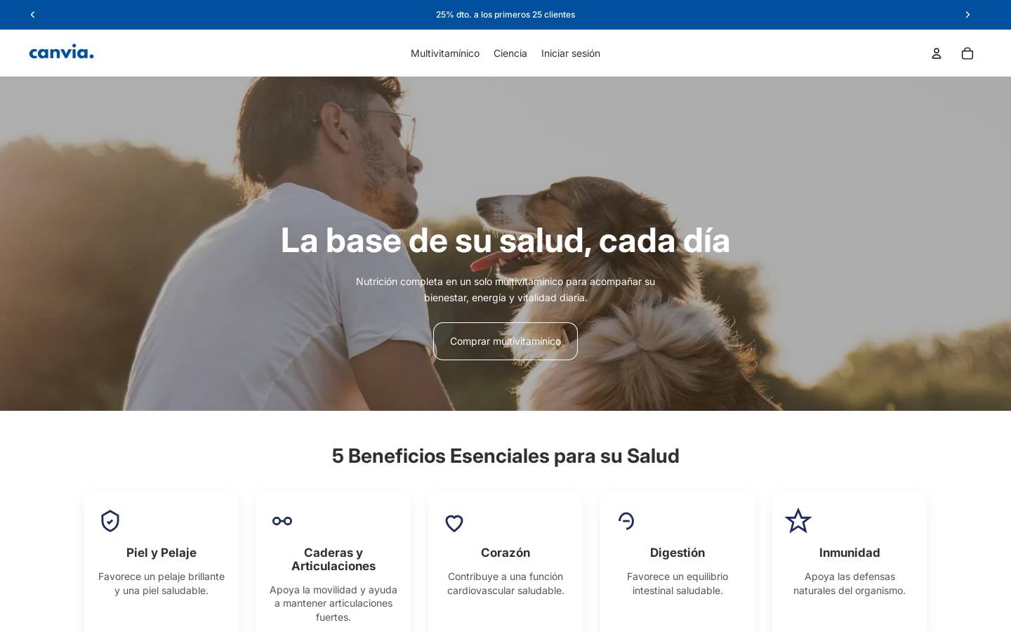 canvia.co homepage screenshot