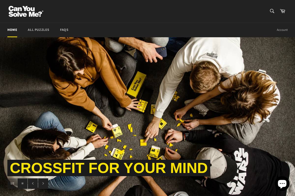 canyousolveme.com homepage screenshot