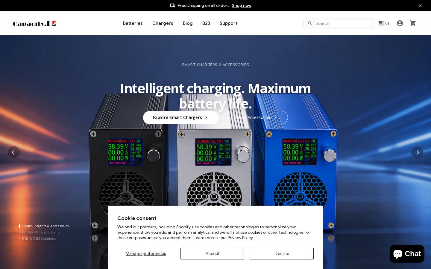 capacityli.com homepage screenshot