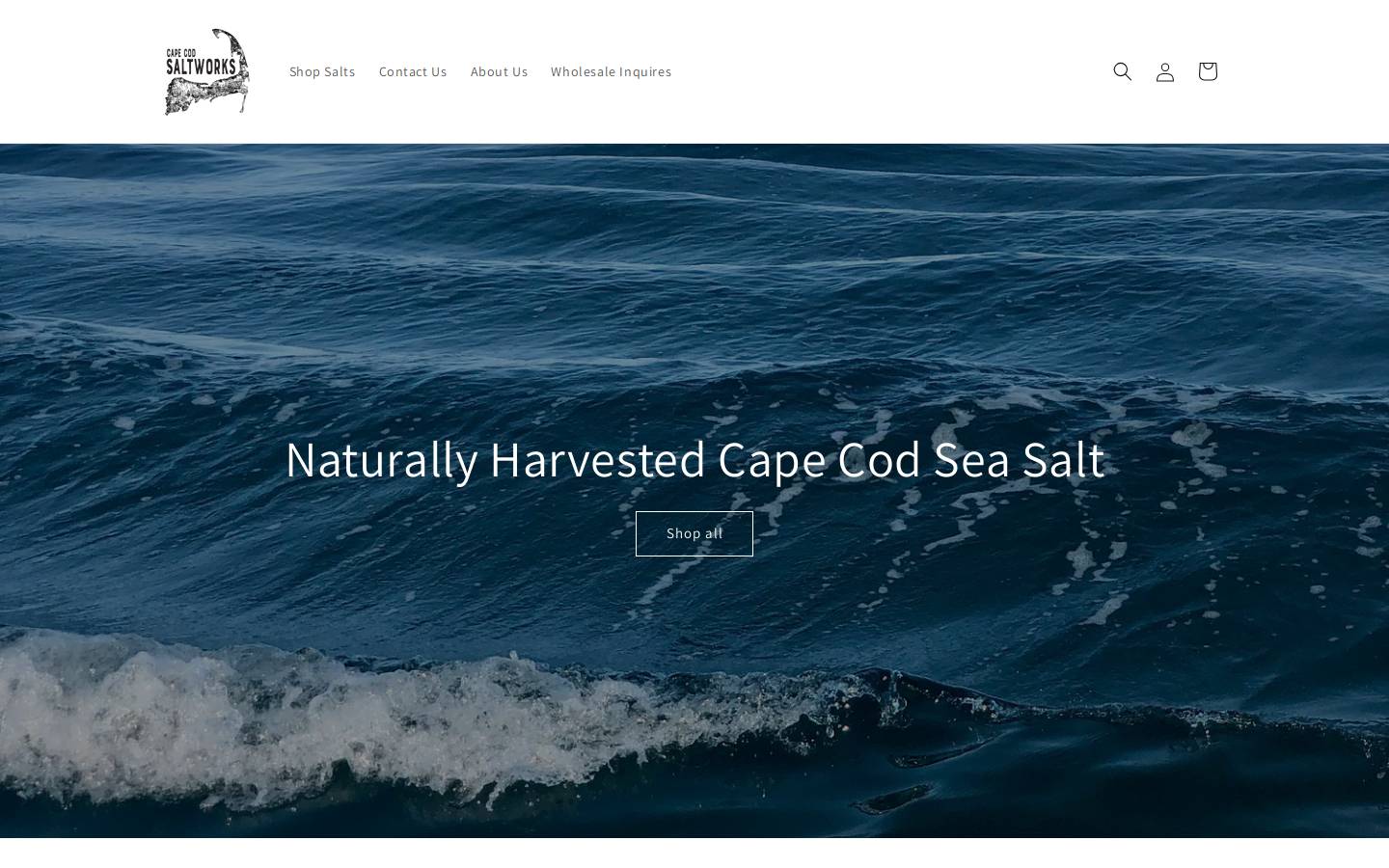 capecodsalt.com homepage screenshot