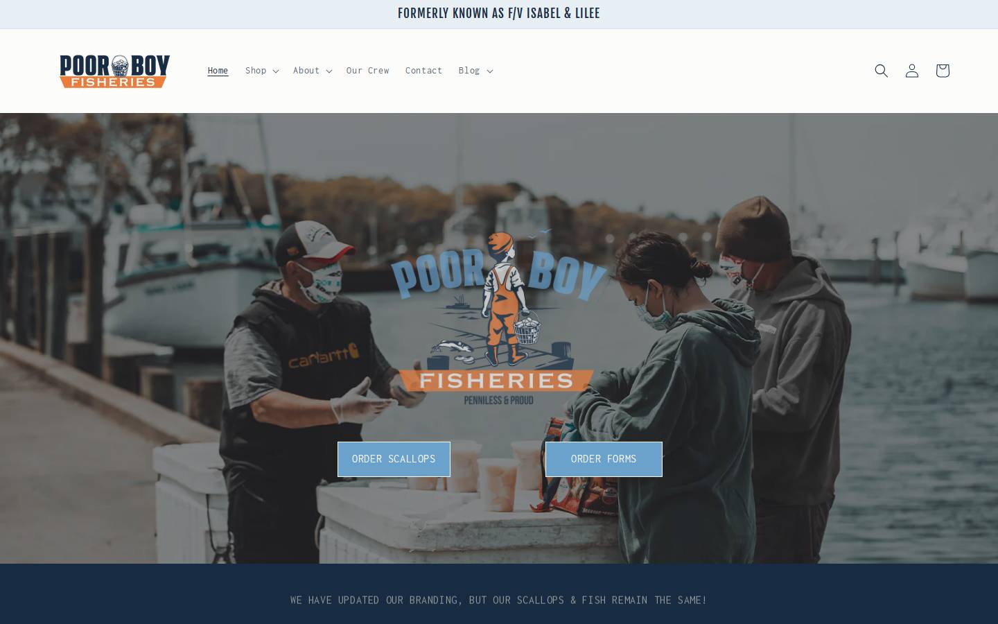 capecodseascallops.com homepage screenshot
