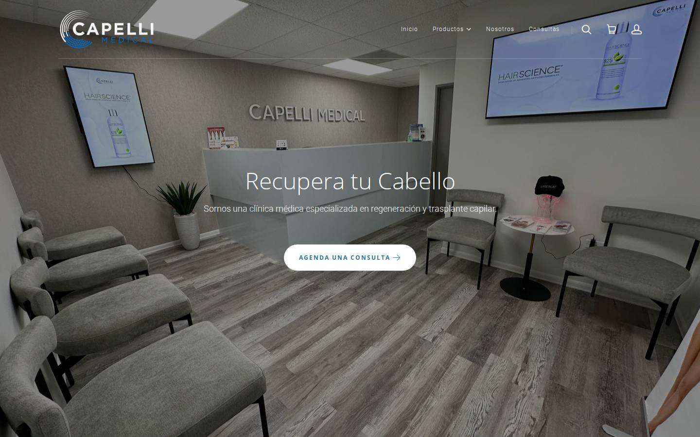 capellimedical.com homepage screenshot