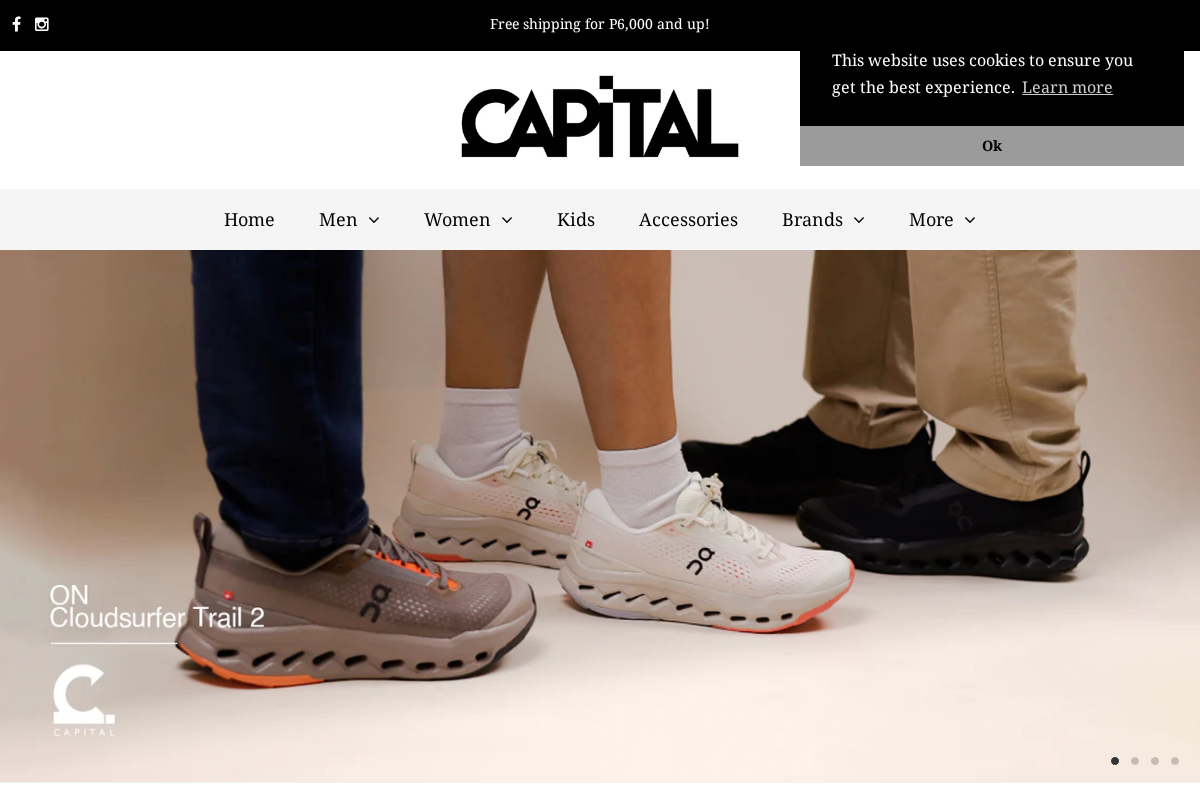 Capital Online homepage screenshot
