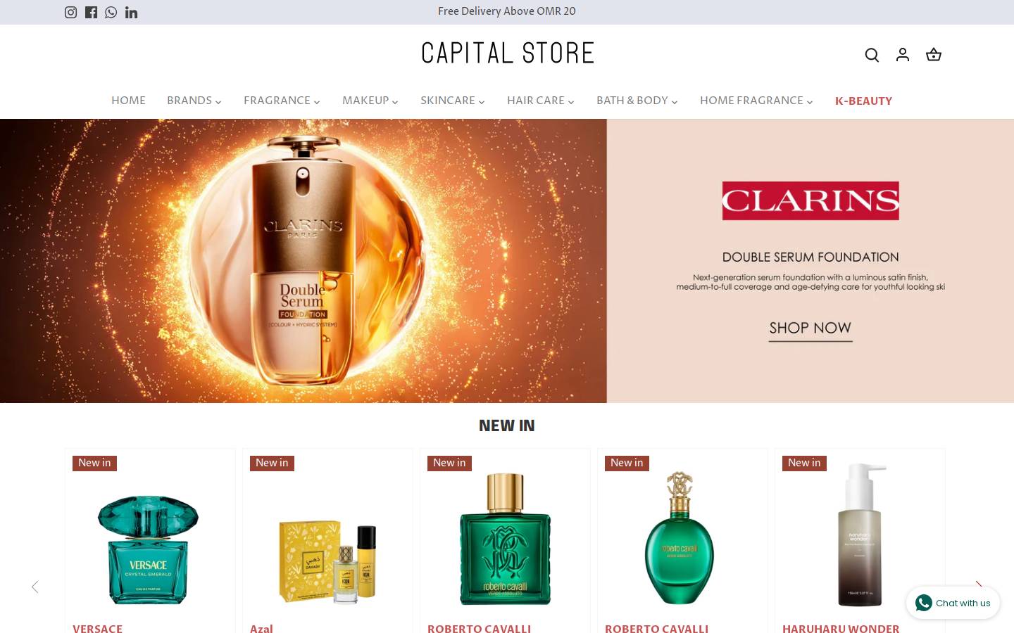 capitalstoreoman.com homepage screenshot