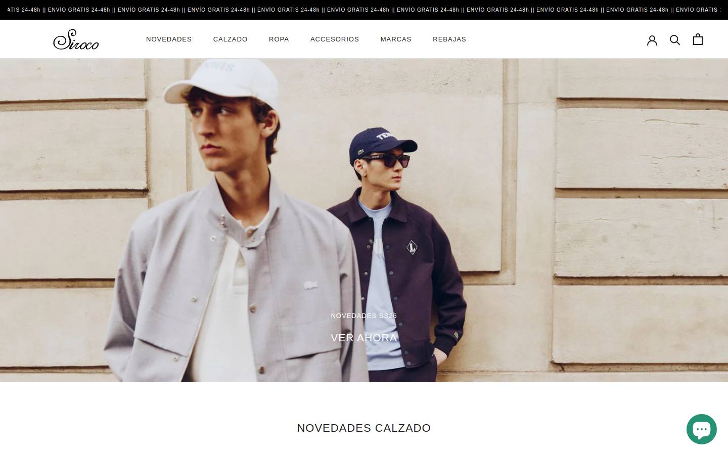 Capitansiroco homepage screenshot