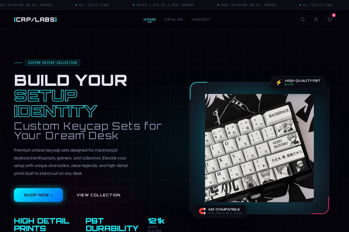 caplabs.org homepage screenshot