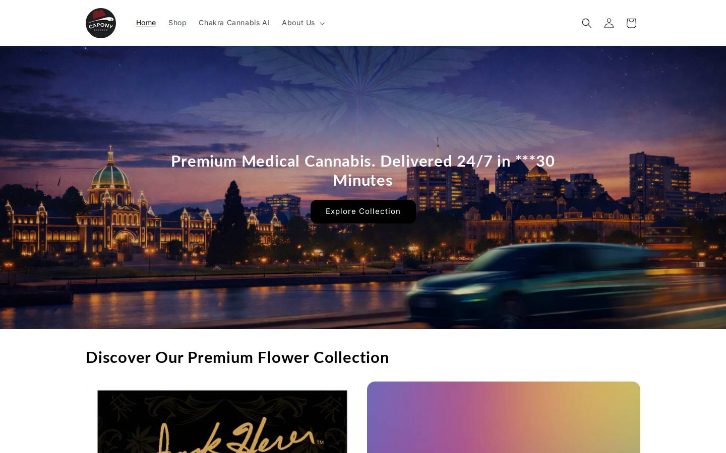 capony.com homepage screenshot
