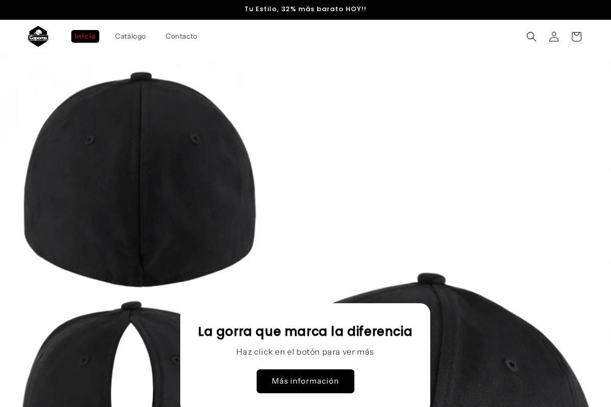 caporas.com homepage screenshot