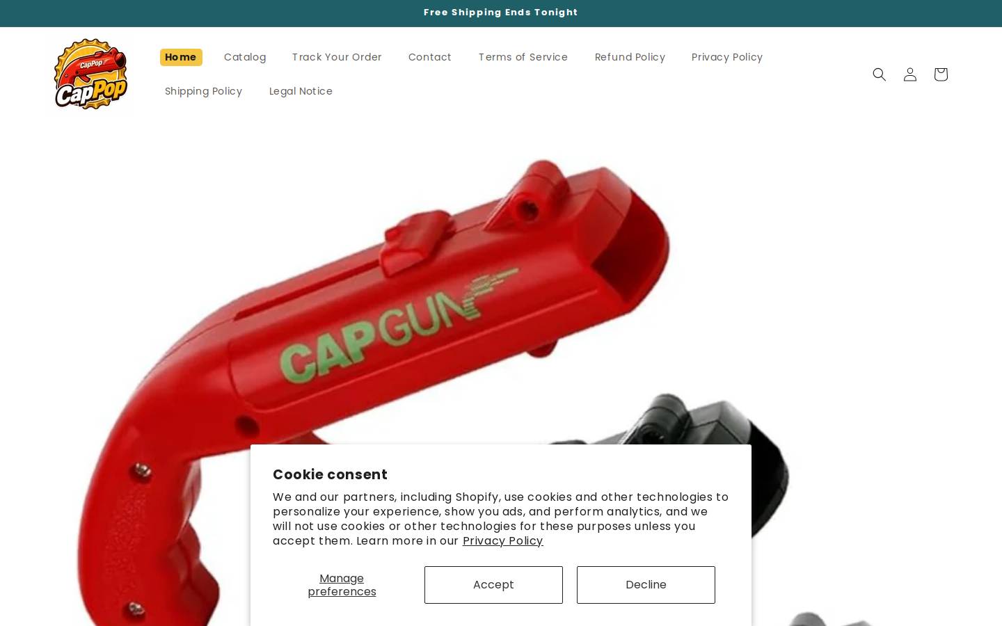 cappop.shop homepage screenshot