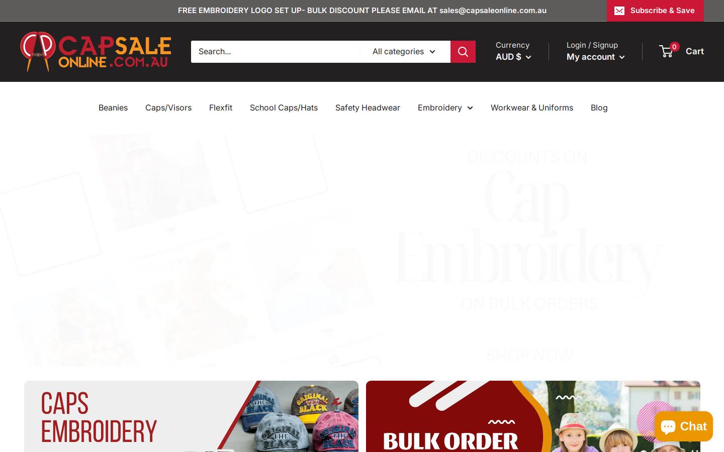 capsaleonline.com.au homepage screenshot