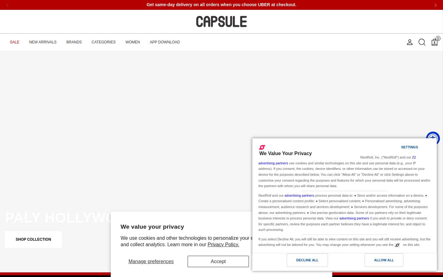 capsule.nyc homepage screenshot