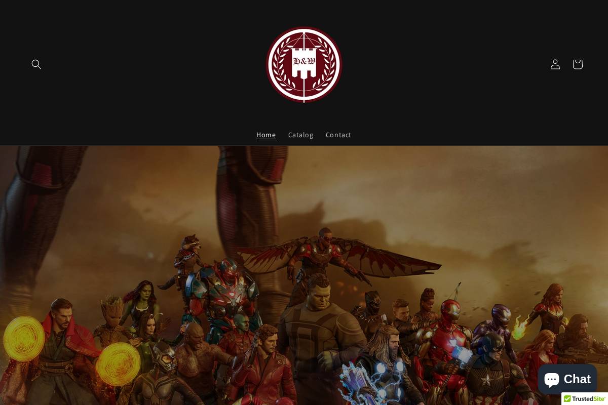 Captain Collectible homepage screenshot