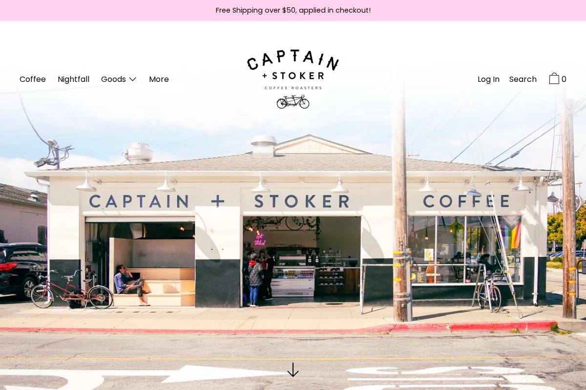 captainandstoker.com homepage screenshot